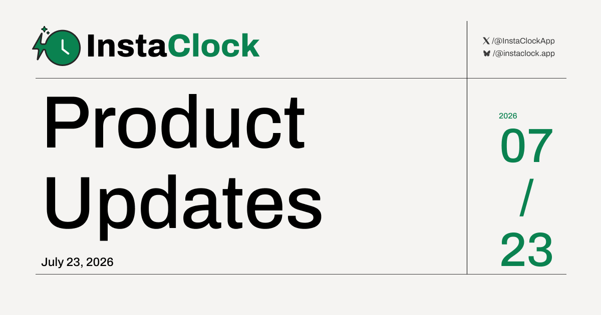 Product Updates - July 23, 2026